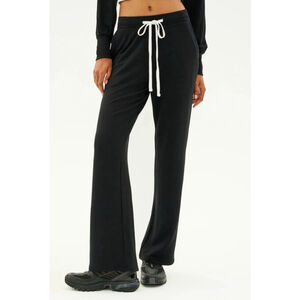 Splits59 Raven Fleece Full Length Lounge Pants High Rise Medium Black 30” Length